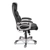 Alera Alera Maurits Highback Chair, Supports Up to 275 lb, Black Seat/Back, Chrome Base ALEMR41B19